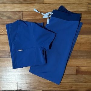 Figs Catarina Livingston Set Small S Reg Denim ? Limited Edition